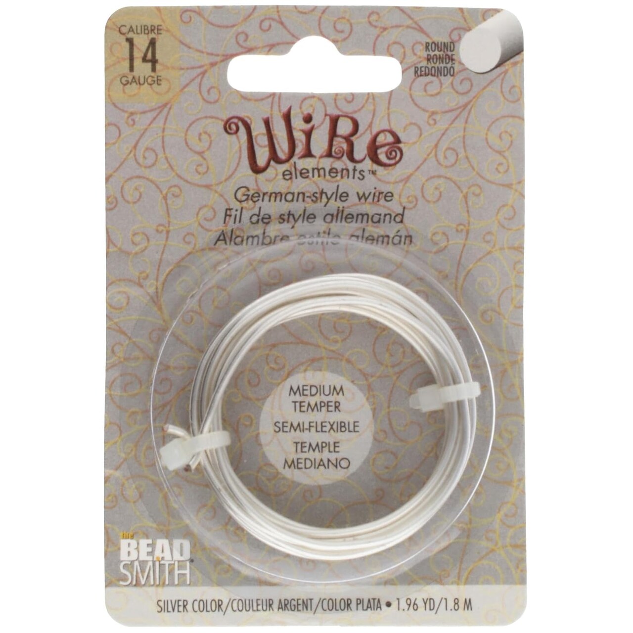 The Beadsmith German-Style Jewelry Wire – Copper Core, Gold Plated Beading Wire Used to Jewelry Making, Wire Wrapping, Sculpting, Floral, and DIY Arts & Crafts